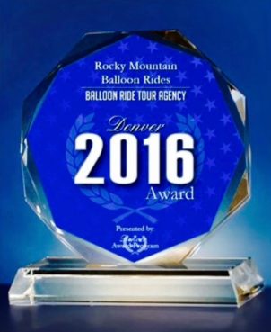 Denver Balloon Tour Award 2016!